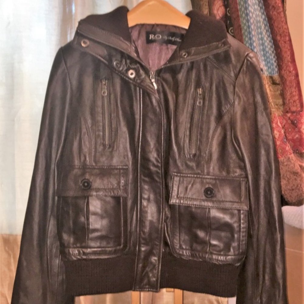 Men's Vintage Reilly Olmes R&O Leather Jacket m/l